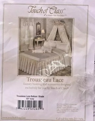 Touch Of Class Balloon Shade 63  Ivory French Country Trousseau Lace  • £19.29