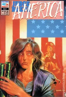 Judge Dredd America #1 VG 1993 Stock Image Low Grade • $3