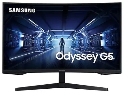 $429 • Buy Samsung Odyssey G55 32  QHD 144Hz FreeSync Curved Gaming Monitor LC32G55TQBEXXY