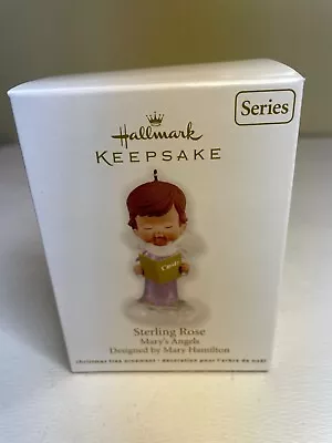 Hallmark Keepsake Ornament Sterling Rose Mary's Angels 2012 25th In Series NIB • $9.99