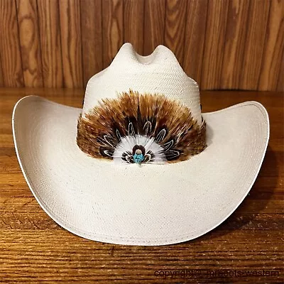 Western Feather Hat Band For Cowboy Hats AU-FHB-02 • $27.90