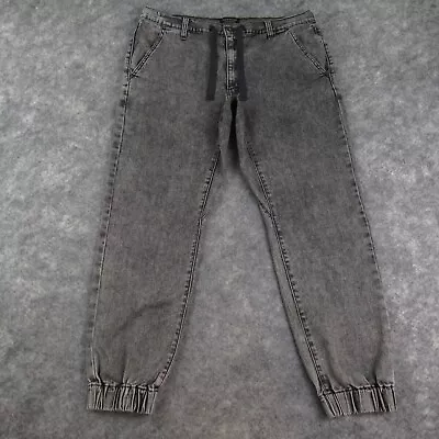 Signature LWvis Strauss Jeans Mens 36x29 Gray Jogger Drawstring Stretch Pockets • $17.95