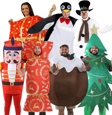 Novelty Christmas Costumes Fancy Dress Adults Unisex Funny Outfits Xmas Party  • £24.99