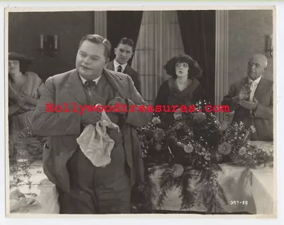 Fatty Arbuckle~Silent Film~Mabel Normand~Linen ~Vintage~Photo • $125