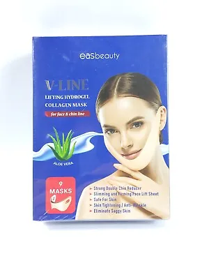 $15.29 • Buy Easbeauty V-Line Lifting Hydrogel Collagen Mask-Face& Chin Line 9 Masks