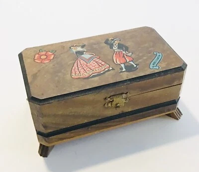 £19.99 • Buy Musical Jewellery Wardrobe Wooden Box Mallorca Foreign Spanish