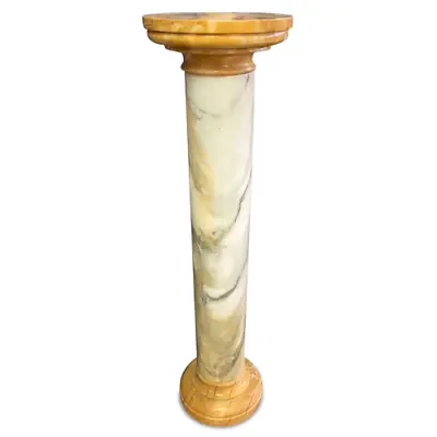 Column Classic IN Marble Yellow Sienna Marble Column Italian Item Design H.100cm • £693.16