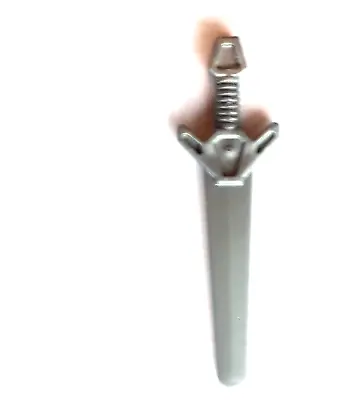 LEGO Minifigure Weapon Sword Great Sword Angular Pearl Silver • $3.60