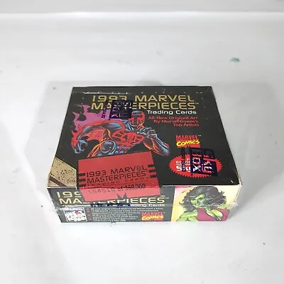 1993 SkyBox Marvel Masterpieces Trading Cards Sealed Booster Box - New • $169.99