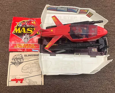 1986 M.A.S.K Slingshot Toy Vehicle With Figure & Manual (Does Not Stay Closed) • $49.99