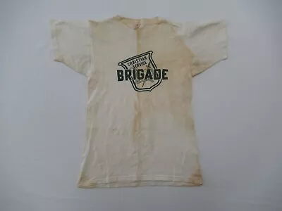 Vintage Champion Christian Service Brigade T-Shirt Womens Small 60s Rare • $99