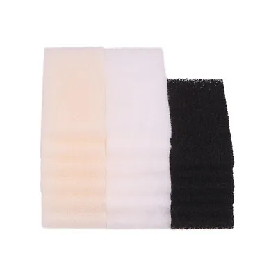 £10.90 • Buy INGVIEE Set Of Compatible Foam Carbon Polyester Filter Pads For Fluval U2 Filter