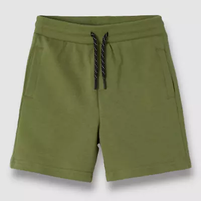 $610 Mayoral Kids Boy's Green Drawstring Sweat Shorts Size 6 • $19.58