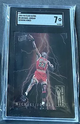  1993-94 Fleer Ultra Scoring Kings MICHAEL JORDAN #5 HOF SGC 7 Chicago Bulls  • $800