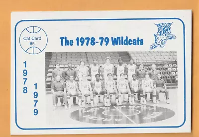 1978-79 Kentucky #5 1978-79 Wildcats Kyle Macy Joe B. Hall 1L • $5