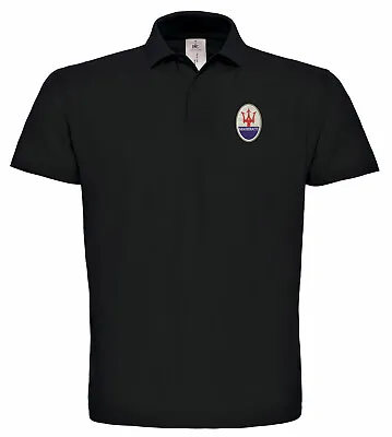 Maserati Embroidered Polo Car Polo Shirt Premium Quality - 019 - SW • $23.41