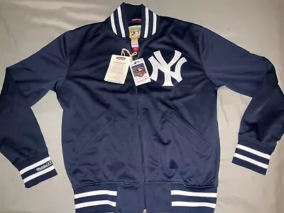 MITCHELL AND NESS NEW YORK YANKEES BP JACKET Navy Extra Large ADULT MLB Baseball • $135