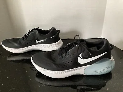 Nike Mens Running Shoes Sneakers JoyRide Dual Run Size 14 Black/White • $6.99