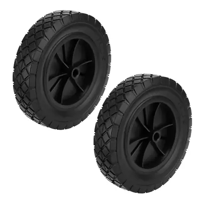 2 Pack 8 X 1.75 Inch Solid Hand Truck Wheel 1/2 Inch Axle Heavy Duty Univers... • $54.71