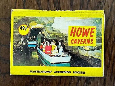 Vintage  Howes Caverns/ Howes Cave New York Postcard Folder 10 Views • $2.99