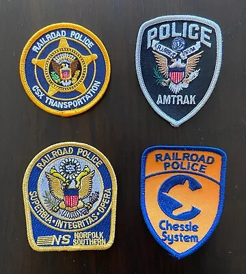 4 - Vintage Railroad Police Patches • $19.99