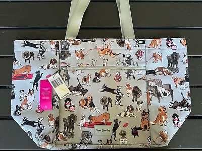 Vera Bradley ReActive Drawstring Family Tote Best In Show Dogs NWT • $49.99