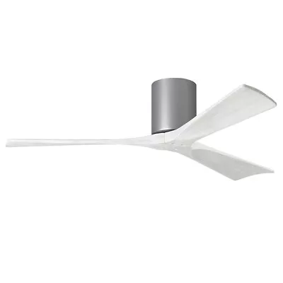 Matthews Fan Company Irene 3H 52  Ceiling Fan Nickel/White - IR3H-BN-MWH-52 • $733.50