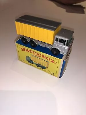 Matchbox Lesney No.47 DAF TIPPER CONTAINER TRUCK; Mint With Box. • £2.21