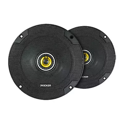 Kicker 5.25  Coaxial 2 Way Speakers 225W Peak 4 Ohm Car Audio Black 46CSC54 • $89.99