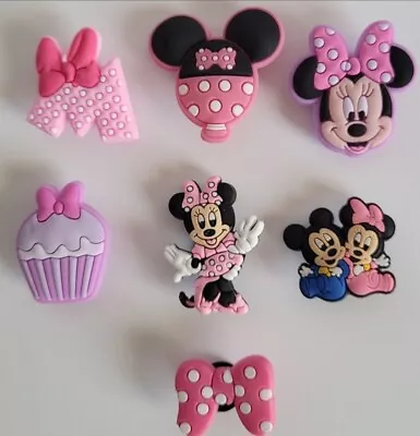 7 Pcs  Disney / Minnie Mouse Charms For Croc Shoes • $8