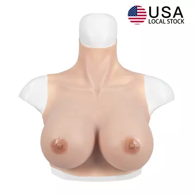 Silicone Artificial Crossdresser Fake Boobs Breast Forms Breastplate Cosplay • $57.60