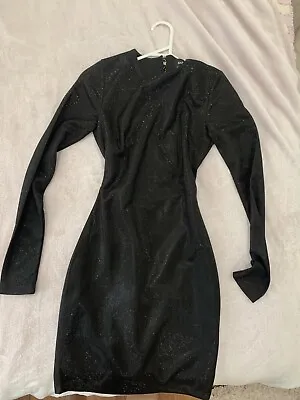 $22 • Buy Metallic Formal Mini Dress Size 6