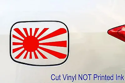 $6.90 • Buy Rising Sun Jdm Japan Japanese Flag Decal Car Skid Drift Sticker 150mm