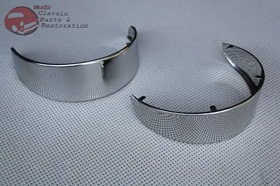 7  Outer Mounted Head Lamp Light Trim Visor Jeffrey Allen Style Custom Car Truck • $34.39