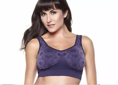 ORIGINAL DELUXE ‘Ahh Bra’ AS SEEN ON TV By RHONDA SHEAR (Size L ) PYTHON  (New) • $29.95