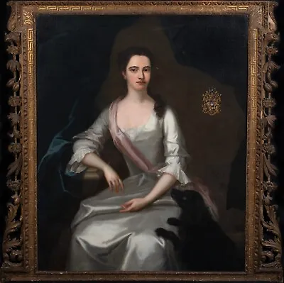 Huge 18th Century Portrait Of Lady Anne Bateman - Churchill Spencer Family • £14500