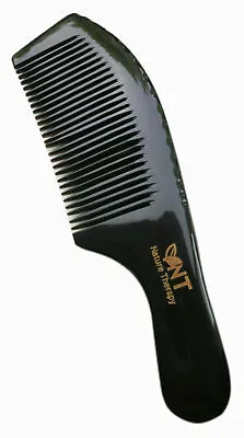 Handcraft Black Buffalo Horn Detangling Hair Care Comb Gift 18.5cm • £8.80