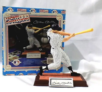 Mickey Mantle RARE (7) Of 106 Auto Signed Sports Impressions Figurine Box+Papers • $895