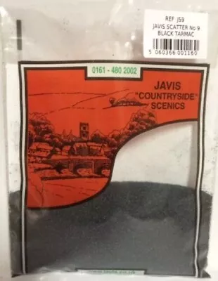 Javis  Countryside  Scenics No 9 Black Tarmac Scatter JS9 • £3.95