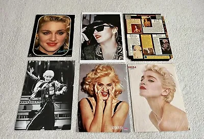 MADONNA Clip Collection Posters Music Magazines Vintage Rare 1980s 1990s • $14