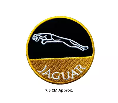 Jaguar Car Logo Racing Patch Embroidered Iron/Sew On Patch Batch Jean N-678 • £2.09