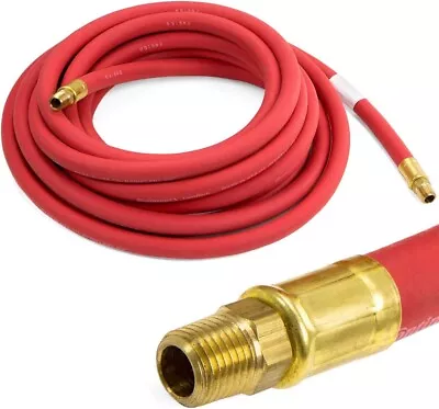 Continental (Formerly Goodyear) 100' X 3/8  Air Hose Rubber Red Air Hose USA • $69.99