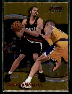 1998-99 Bowman's Best Rasheed Wallace Portland Trail Blazers #51 • $1