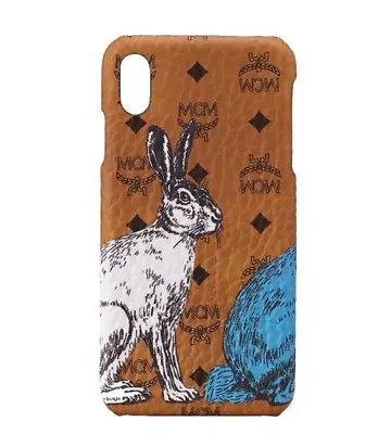 $175 MCM Hide-and-Seek Bunny Cognac Visetos IPhone XS Max Case MZE9AVI15CO001 • $19.99