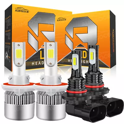 For 2005-2012 Ford Mustang - 6500K LED Headlight Hi-Low + Fog Lights Bulbs 4pc • $35.99