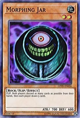 Yugioh! LP Morphing Jar - OP09-EN004 - Super Rare - Unlimited Lightly Played En • $5.93