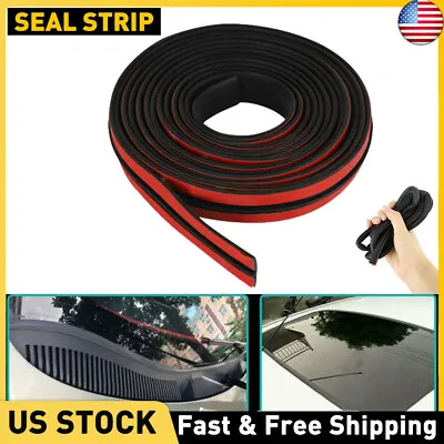 T-Shape Car Rubber Seal Strip Windshield&Sunroof Edge Moulding Weatherstrip (3M) • $9.59