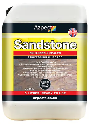 AZPECTS EASY SEAL Sandstone Sealer And Enhancer  5ltr • £44.71