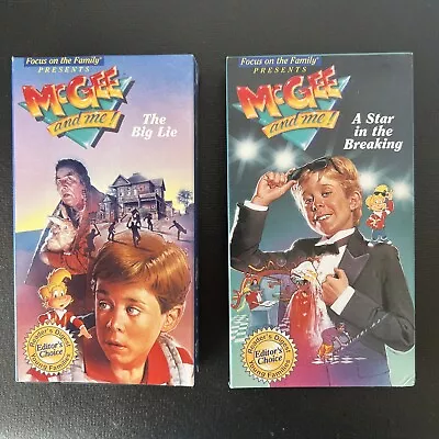 McGee And Me Lot Of 2 VHS-The Big Lie A Star In The Breaking Near Mint Vintage • $3.60