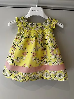 Zara Baby Girl Yellow Summer Dress Age 3-6 Months • £4.50